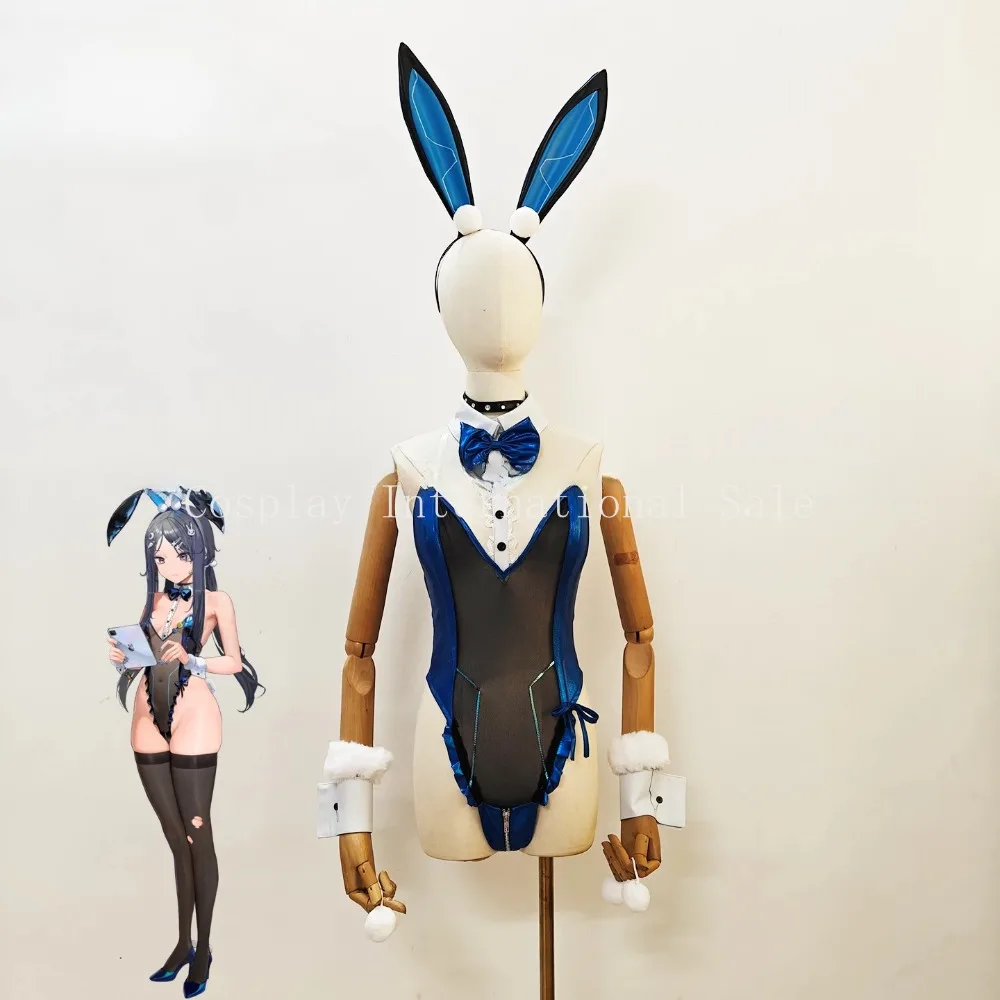 CIS Custom Game Anime Exia Bunny Blue Archive Women Jumpsuit Swimsuit Halloween Carnival Suit Halloween Carnival