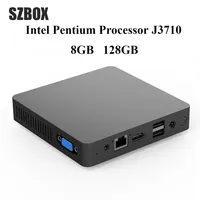 SZBOX B20 MINI PC Intel Pentium Processor J3710 Fanless Windows 11 LPDDR3 8GB EMMC 128GB WiFi BT Display Desktop Computer