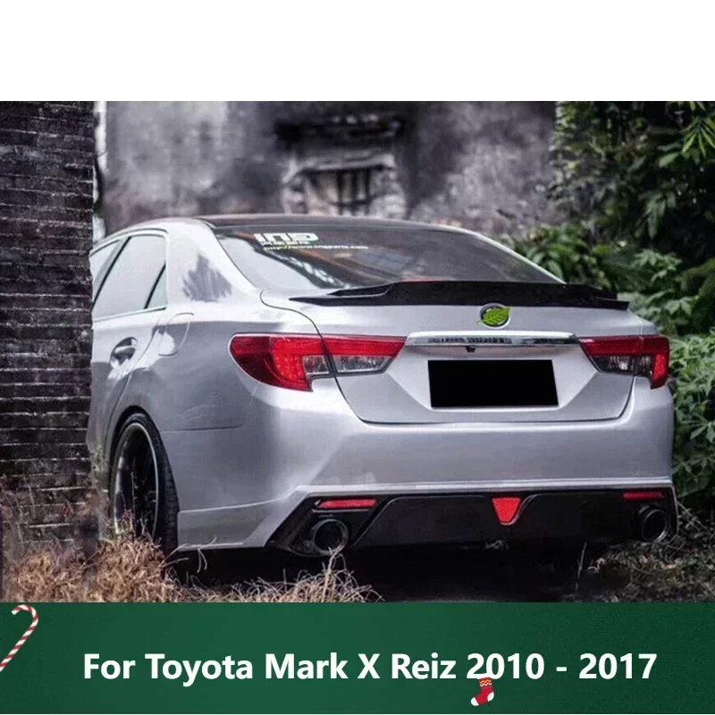 

New！ Trunk Spoiler Carbon Fiber For Toyota Mark X Reiz 2010 - 2017 Type IG Car Rear Trunk Wing Refit Accessories Spoiler