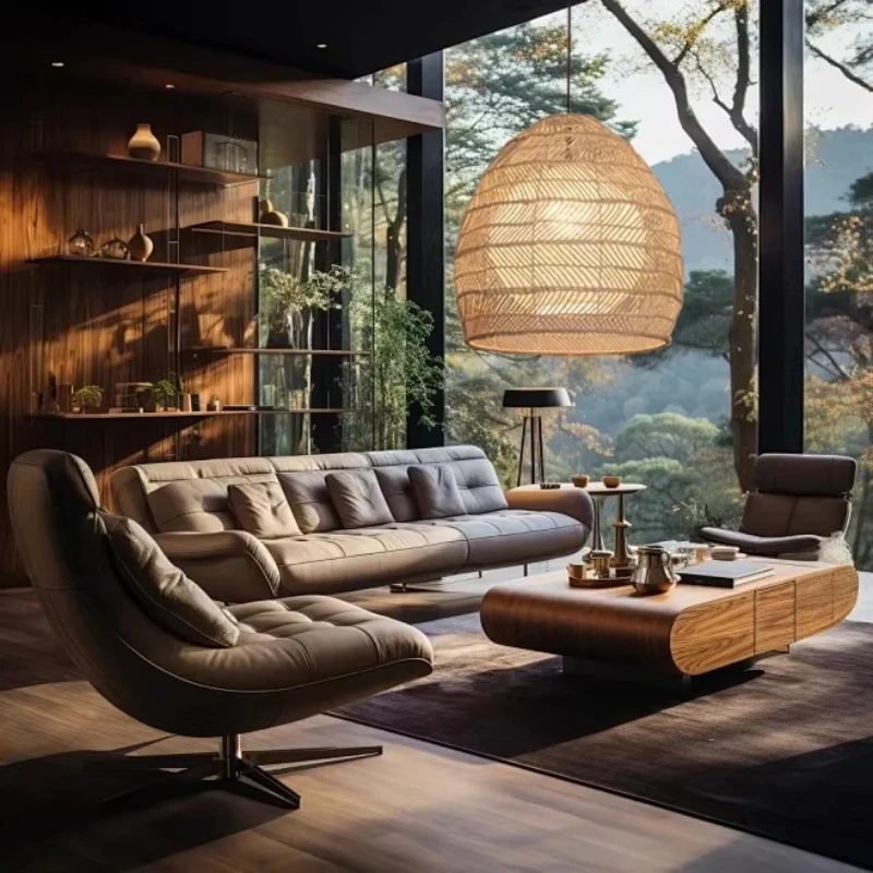 

Плетеная люстра в средневековом стиле из ротанга для ресторанов, гостевых домов, чайных, бамбуковые художественные фонари для освещения