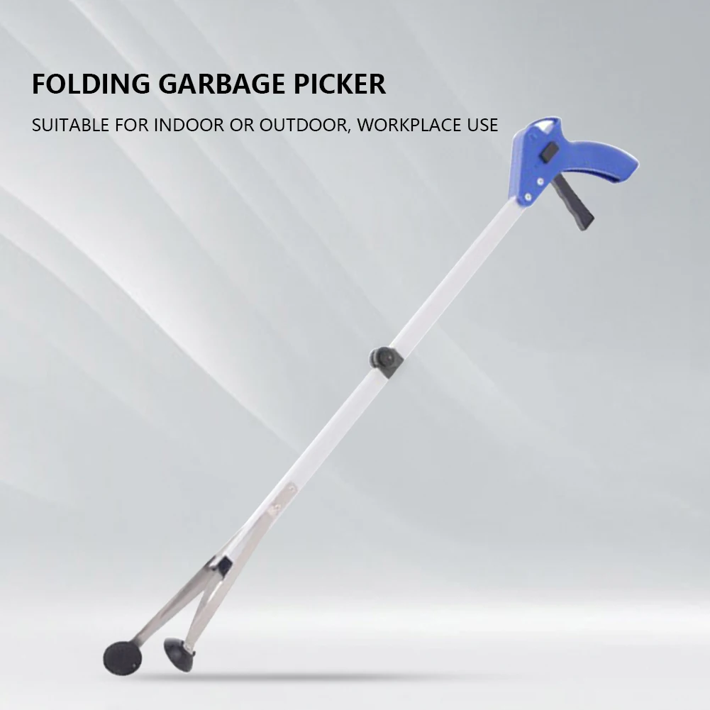 Aluminum Alloy Foldable Gripper Grabber Pick Up Tools Practical Litter Reachers Pickers Collapsible Outdoor Garbage Reacher