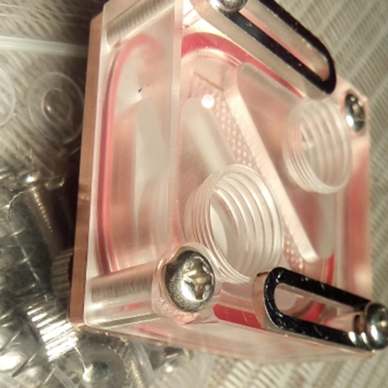 Chipset Waterblock Computer raffreddamento ad acqua acrilico trasparente generale Northbridge Block per Computer CPU Block