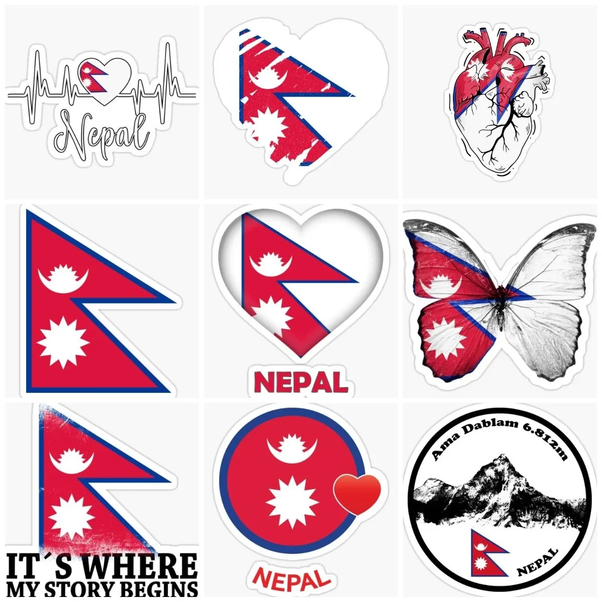 Nepal Np Flag Map C… - image