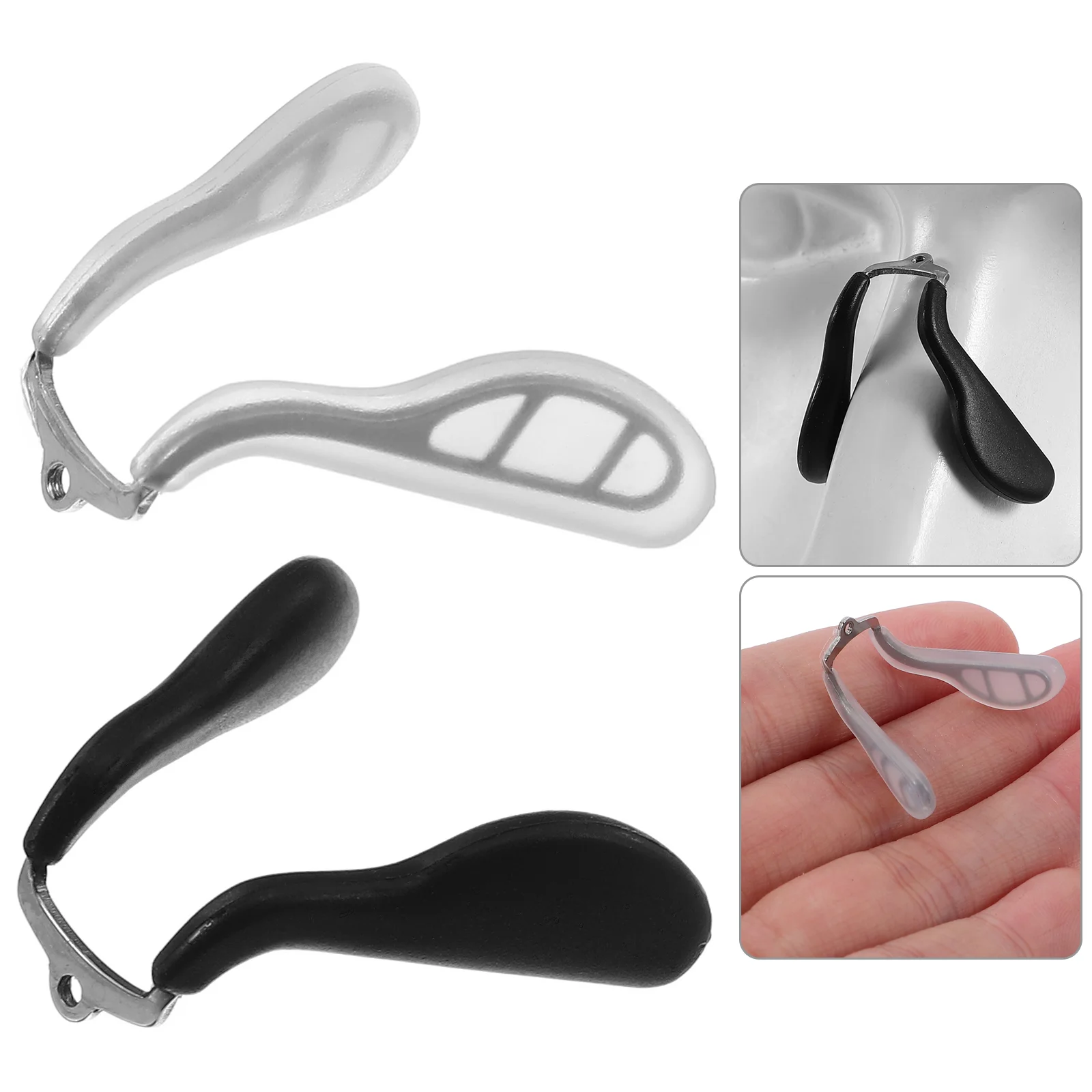 2 Pcs Glasses Accessories Flexible Nose Pads Intelligent for Alloy Frame Supplies Eye