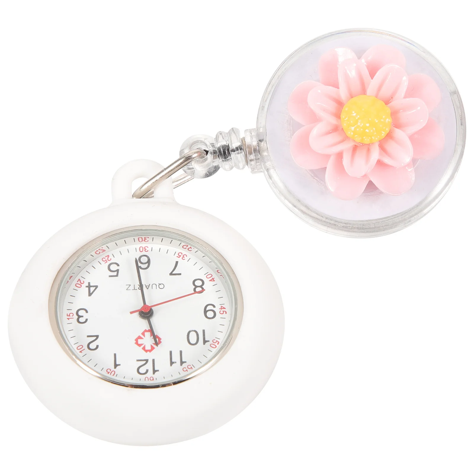 

Nurse Pocket Watch Retractable Clip on Durable Hanging Lapel Nurse Watch for Medical Use Fob Watches for Nurses