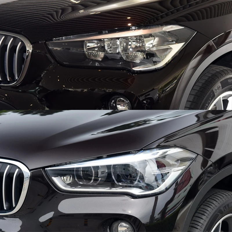 Car Front Headlight Cover Shell For BMW X1 2016 2017 2018 Left/Right Replacement Lens Glass Cover Clear Lens Lamp Car Accessorie