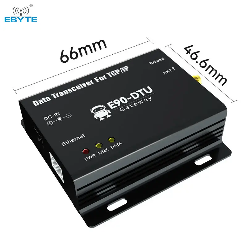 

433mhz iot lora gateway outdoor 8km long range wireless transceiver terminal sx1278 lora modules DTU RJ45 ethernet interface