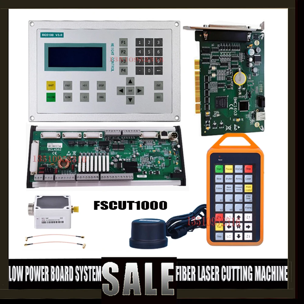 

Fscut1000 Cnc System Laser Cutting Machine Control Panel Preamplifier/Terminal Board/Wireless Handheld Box/Laser Control Card