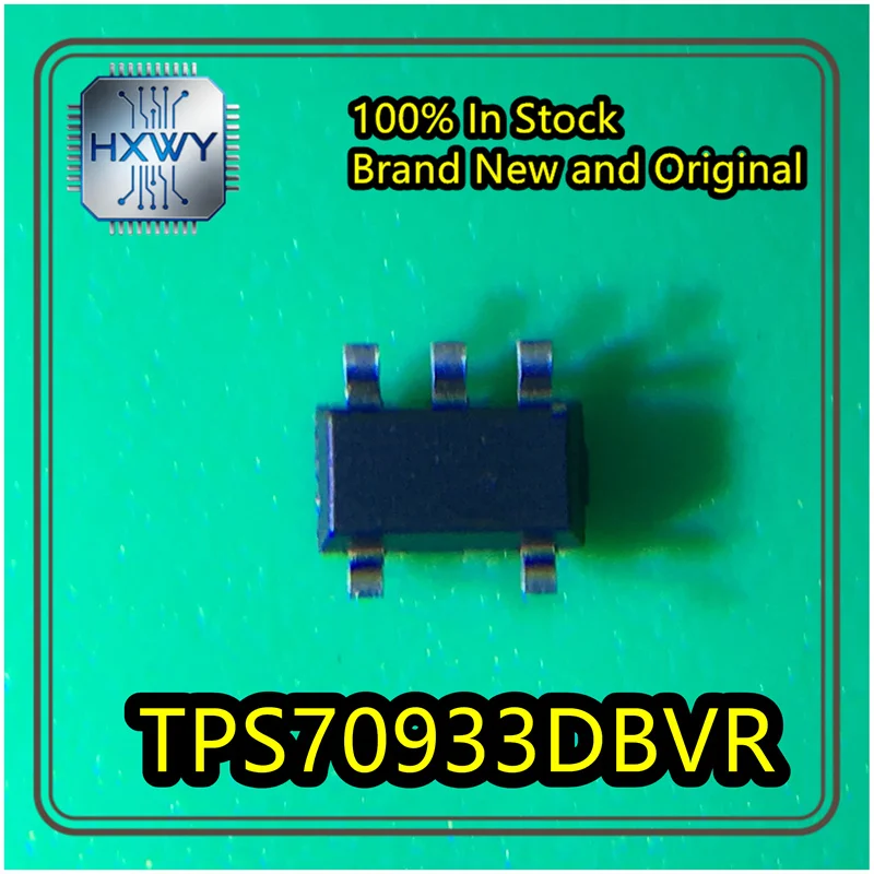 (30/100 Pieces) TPS70933 TPS70933DBVR SDG SOT23-5 3.3V 150mA Low Dropout Linear Regulator Chip, Brand New Original, In Stock