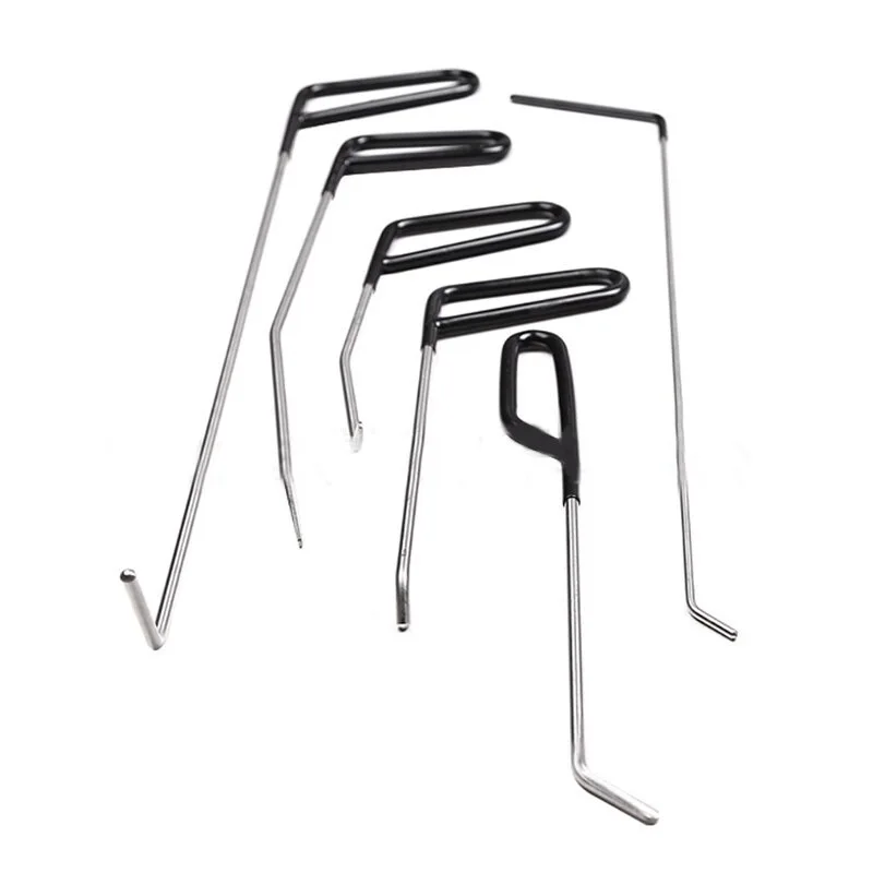 Auto Haken Stangen Paintless Dent Repair Hagel Remover Haken Stangen Kits Auto Körper Dellen Edelstahl Hände Werkzeuge – Detail 6
