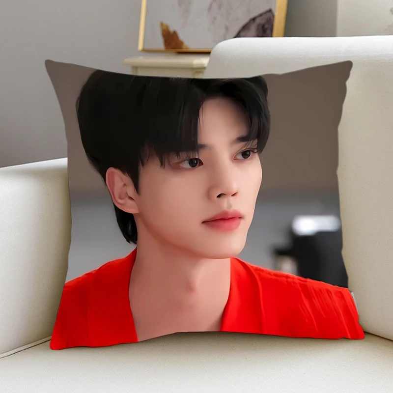 Pillow Cover S-Song-Kangs kpop room bedroomo office coffee shop car Dakimakura Throw Pillows iving room Pillowcase Home Decor