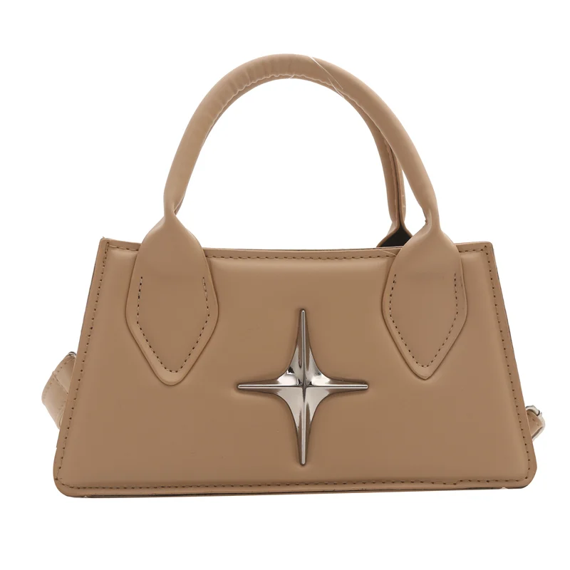 

Luxury Designer Shoulder Bag PU Leather Small Square Bag with Detachable Strap Shoulder Purse for Women Daily Use and Commuting