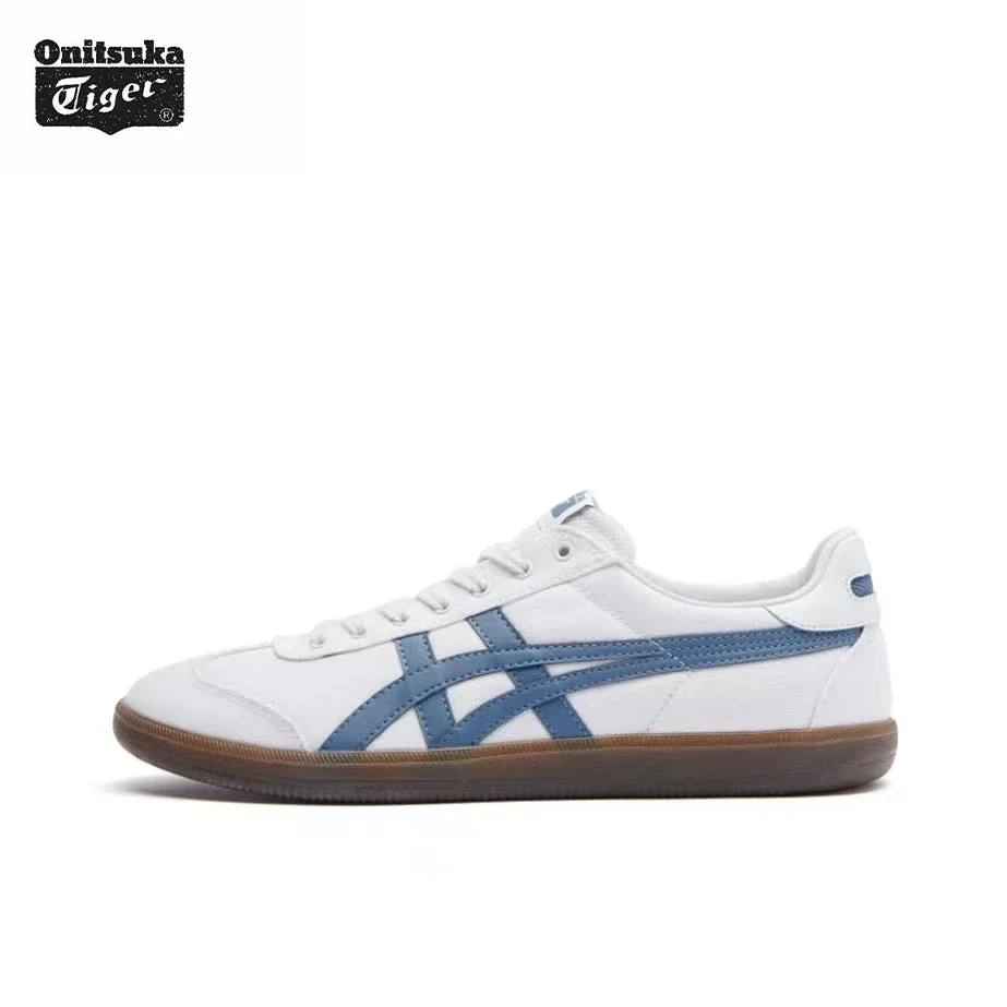 

Asics Onitsuka Tiger Toukuten Running Shoes Classic Women Men Lightweight White Blue Sneaker