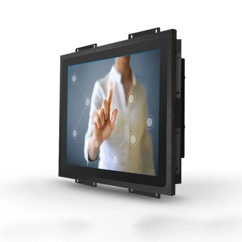 open frame touch screen monitor 17 inch with flat panel for Kiosk