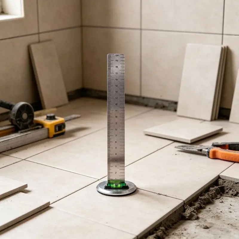 

Professional Steel Lay Floor Tile Special Ruler Tile Leveling Ruler Integrated Spirit Level For Ceiling And Floor Tile M4YD