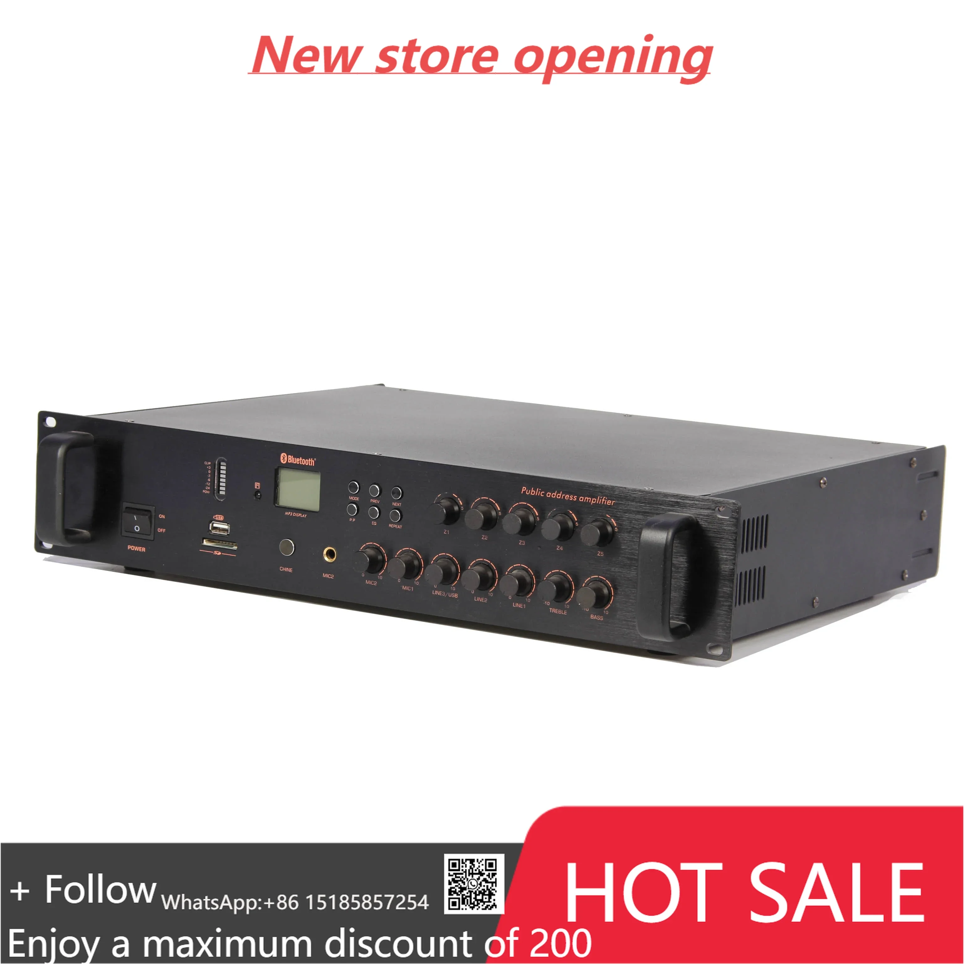 

public address system audio profesional 650W Amplificador de sonido hybrid power amplifier