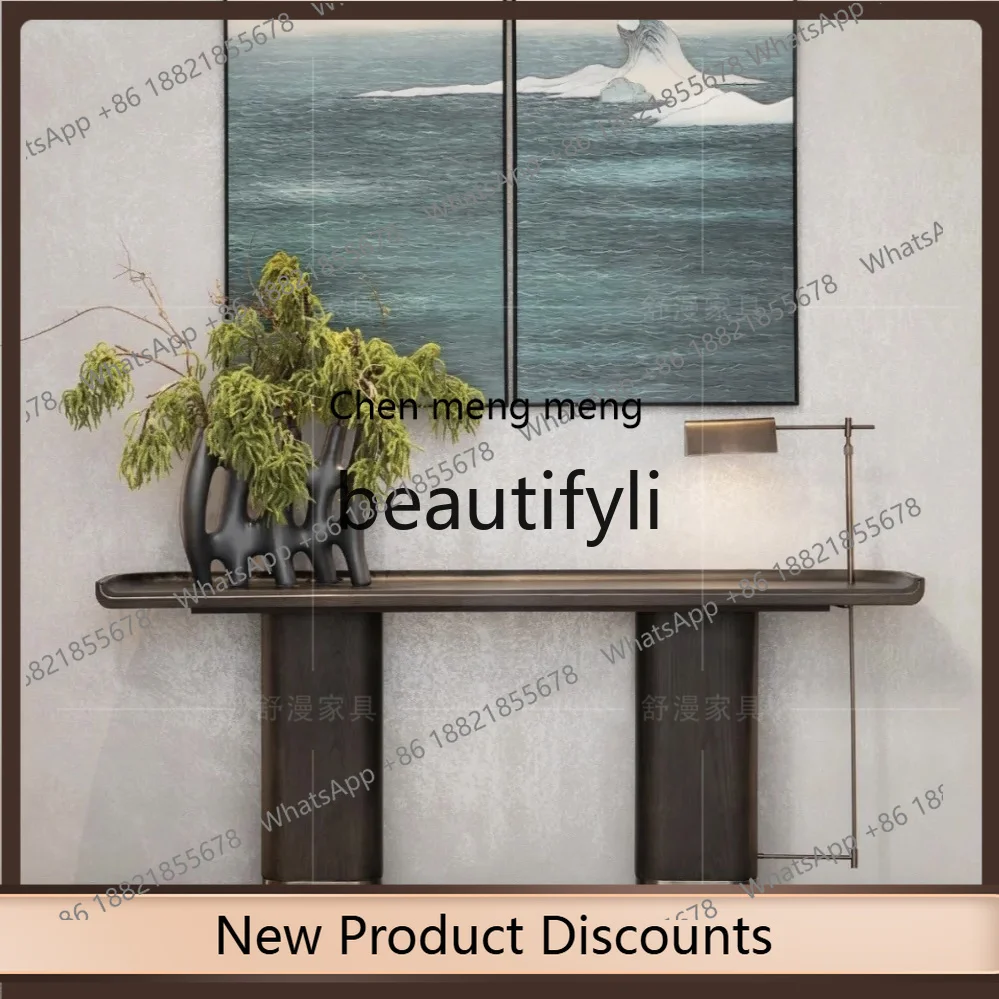 

P178 Легкий роскошный входной стол, современный высококачественный декоративный шкаф, модель отеля, комната, коридор, проход, вид на конце, стол