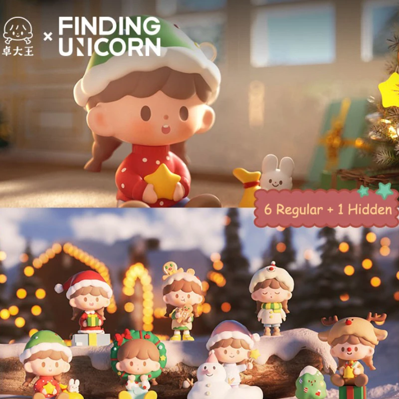 

Original ZZoton Christmas Dream for You Series Surprise Blind Box Cartoon Designer Dolls Mistery Figure Kawaii Trendy Toys