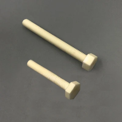 

M2*6/10 M3*10 M4*6/10/15/20 M5*5/10/15/20/25/50mm Zirconia Alumina Ceramic Bolt External Hex Hexagon Head Insulation Screw