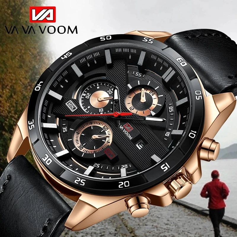 New Dropshipping Racing Car Mens Watches Top Brand Luxury Sport Reloj Hombre Casual Big Dial Military Leather Black Watches 216