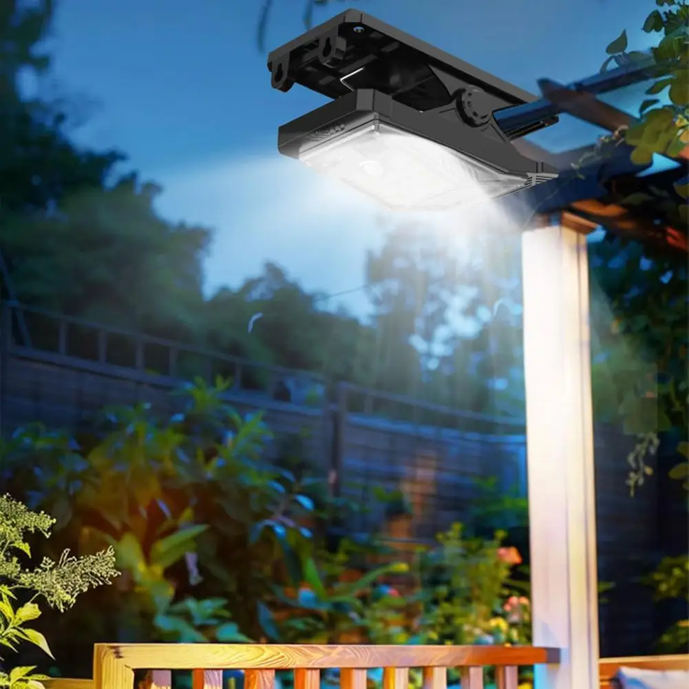 

LED Solar Garden Outdoor Lights Clip Light Outdoor Human Super Bright Terrace Body Lamp Garden Wall Induction Courtyard W1Q5