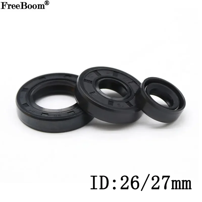 ID 26/27mm Nitrile Rubber Seal TC-26/27*34/35/37/38/47/48/52/55*6/7/8/10 Nitrile Double Lip Oil Seal