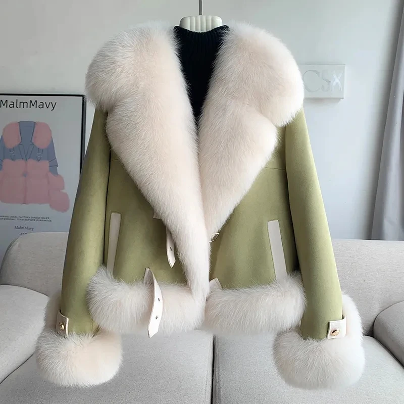 Women Imitation Fur Coat Korean New Fashion Autumn Winter Jacket Warm Short Faux Fur Coats Female Clothes Tops Women Outerwear