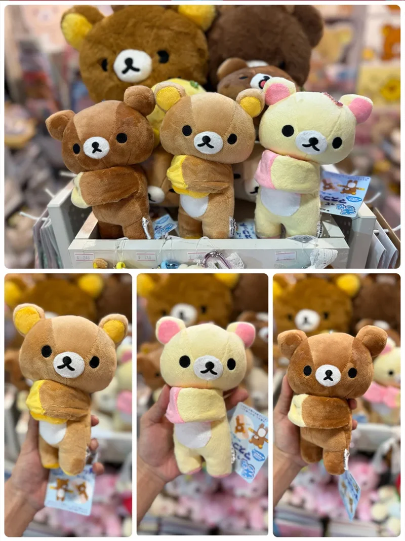 

New In Stock Plush Sanx Rilakkuma Cute Hug Bear Magnetic Hug Rilakkuma Plush Pendant Collectibles Plush Birthday Gifts Toy