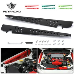 Hot Sale Fender Shrouds Kit Aluminum Panel Plate Engine Bay w/ Hardware For 15-on Subaru WRX & STi Black (Red/Green/Deep Green)