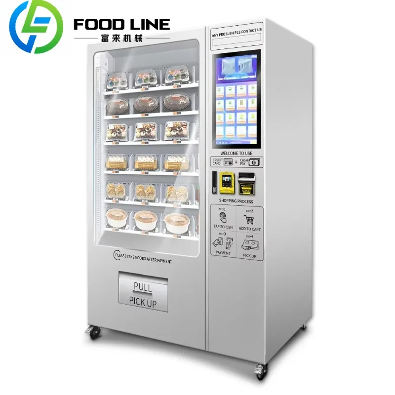 Custom Self Service Vending Machine Snacks Drinks Business Automatic Mini Combo Hot Cold Candy Toy Coffee Card System