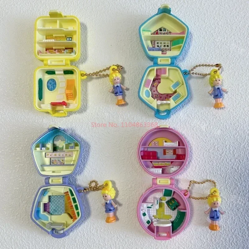 متوفر في المخزون بانداي الأصلي بولي جيب صندوق الكنز سحر 4 قطعة عمل نموذج لجسم الهدايا الديكور سطح المكتب اللعب هدية عيد ميلاد