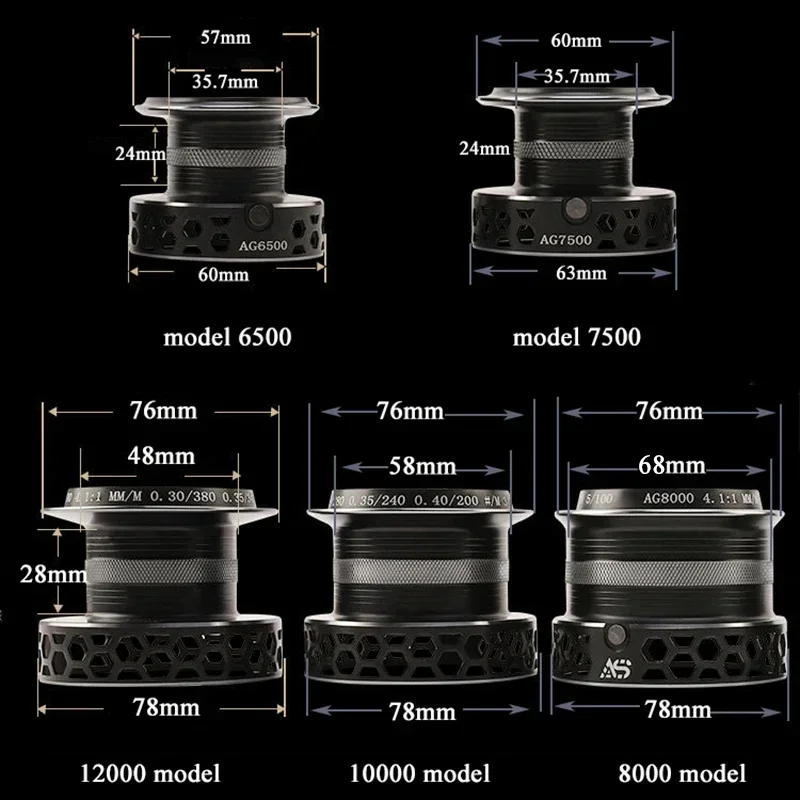 بكرة صيد معدنية كاملة 8000 بكرة تصفح المياه المالحة 12000 بكرات شارة الصيد البحري معدات صيد الأسماك
