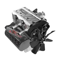 TOYAN FS-L200AC DIY Engine Model 7cc Inline 2 Cylinders 4 Stroke Air Cooled Nitro Engine Model Kit -  OTTO MOTOR Version