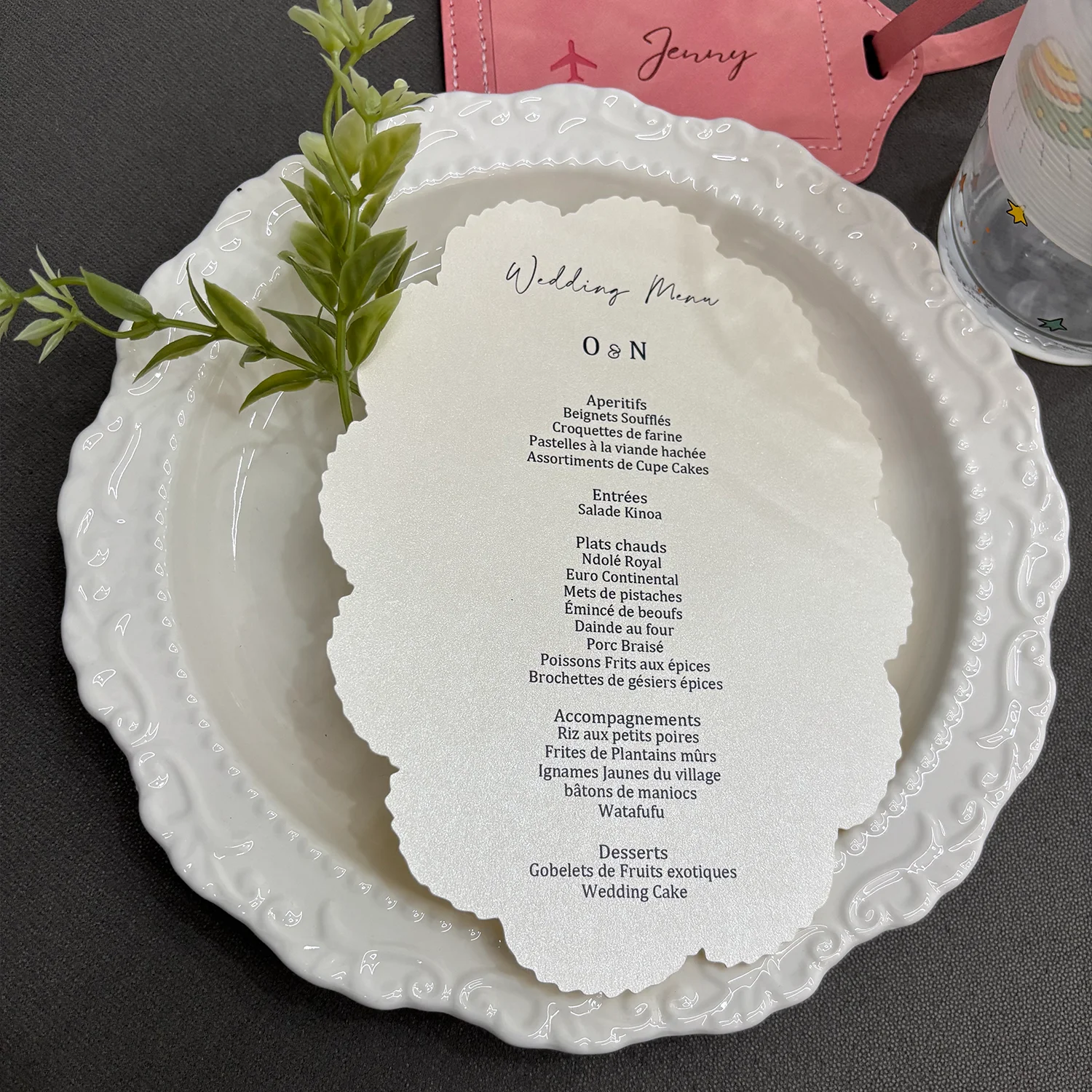 

personailize SElliptical menu card, customized wedding card, children's birthday party paper meal card 50pcs a lot