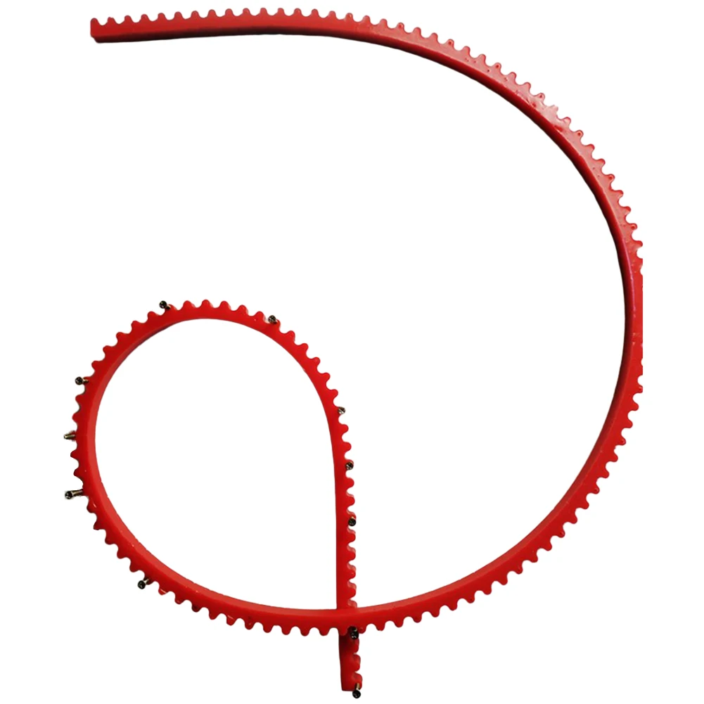 Tira de perfilado accionada por engranajes, excelente resistencia, Material Flexible, cadena de transmisión de engranajes, larga duración para carpinteros