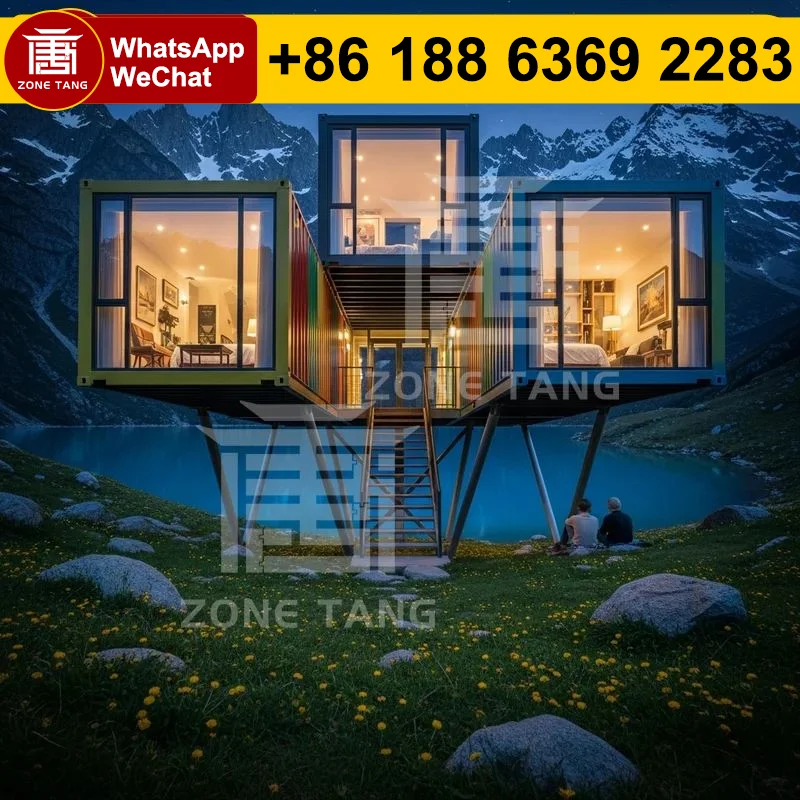 

Easy To Modify Commercial Shop Tiny House Tiny Homes Detachable Waterproof Flat Pack Home Double Wide Manufactured Homes Folding