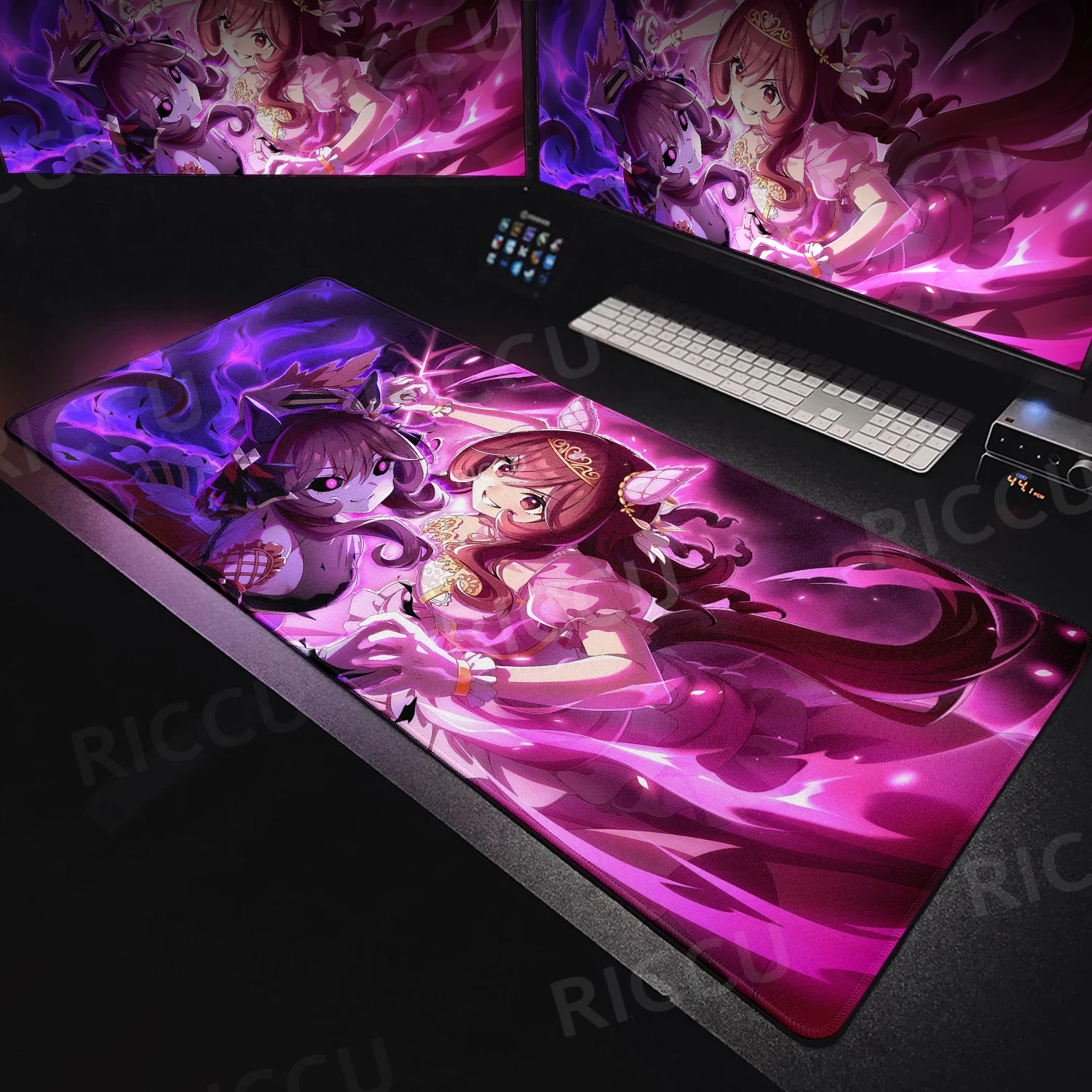 Uma Musume Pretty Derby Pattern Mouse Pads Anime Large Kawaii Computer Mechanical Keyboard Mats Game LockEdge Rubber Nonslip Rug