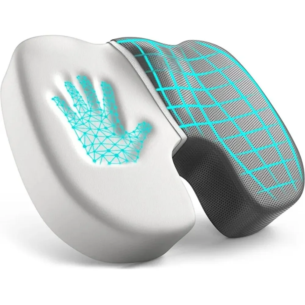 Cojín Ergonómico de Algodón con Memoria para Oficina, Cojín para Hemorroides, Cojín para Silla, Accesorio para Sedentarios, Cojín para Estudiantes