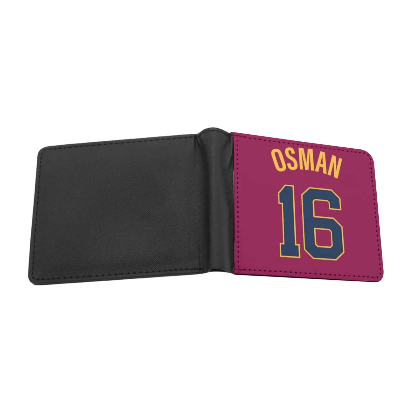 Cedi Osman Jersey Short Men's Wallet Multifunction Purse Male Pu Leather Wallet Cedi Osman Basketball Sports Athlete Mvp Swag