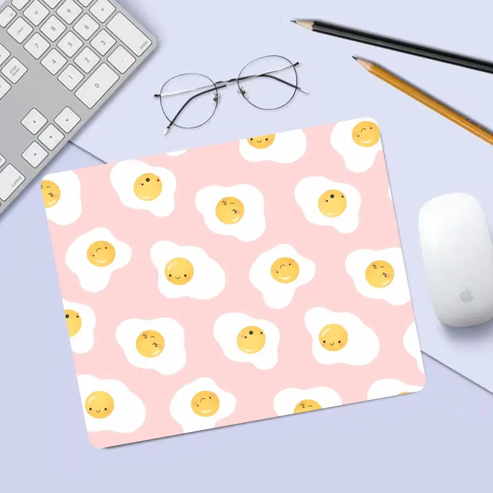 

Коврик для мыши Fired Eggs, коврик для игровой мыши малого размера, коврик для геймеров, коврик для клавиатуры и мыши, коврик для компьютерного стола