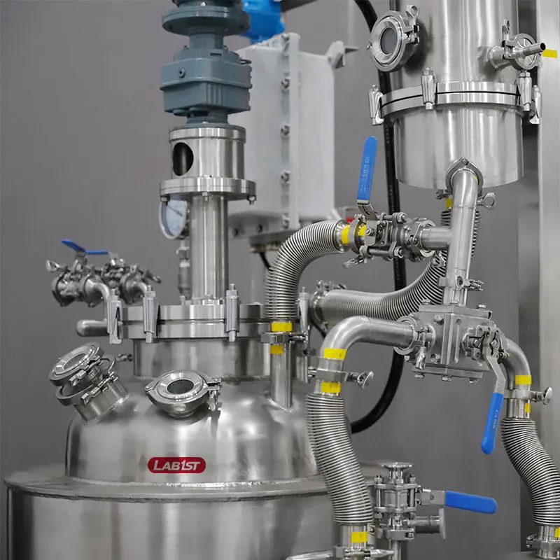 High Pressure Jacketed Stainless Steel Reactor 50l 100l 200l 5l 10l 20l Stainless Steel Lab Chemical Reactor