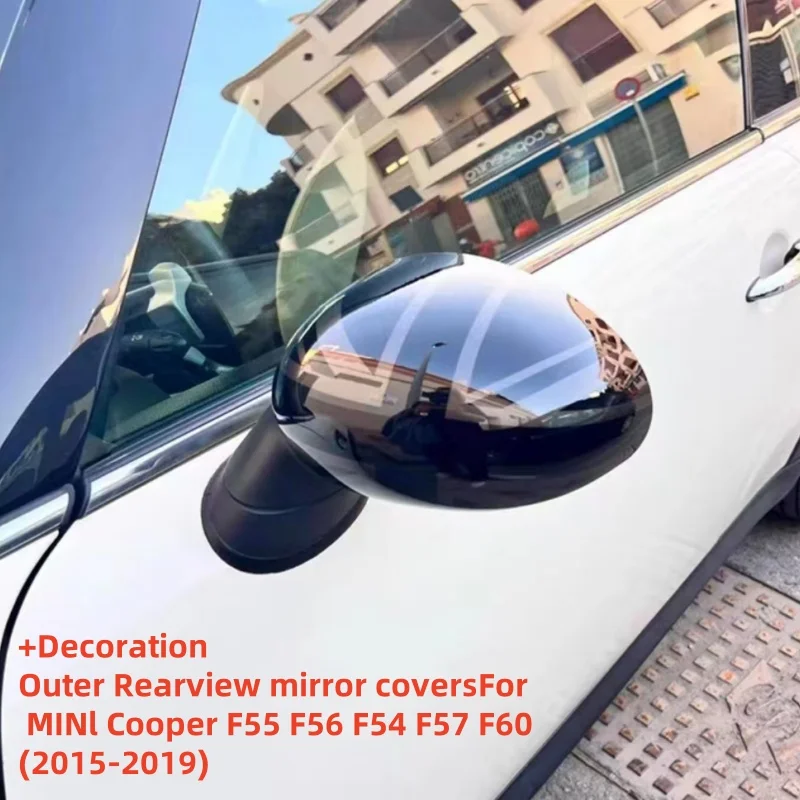 

For MINI Cooper One S JCW F54 F55 F56 F57 F60 2015-2019 Union Jack Car Shell Outside Rear View Mirror Covers Accessories