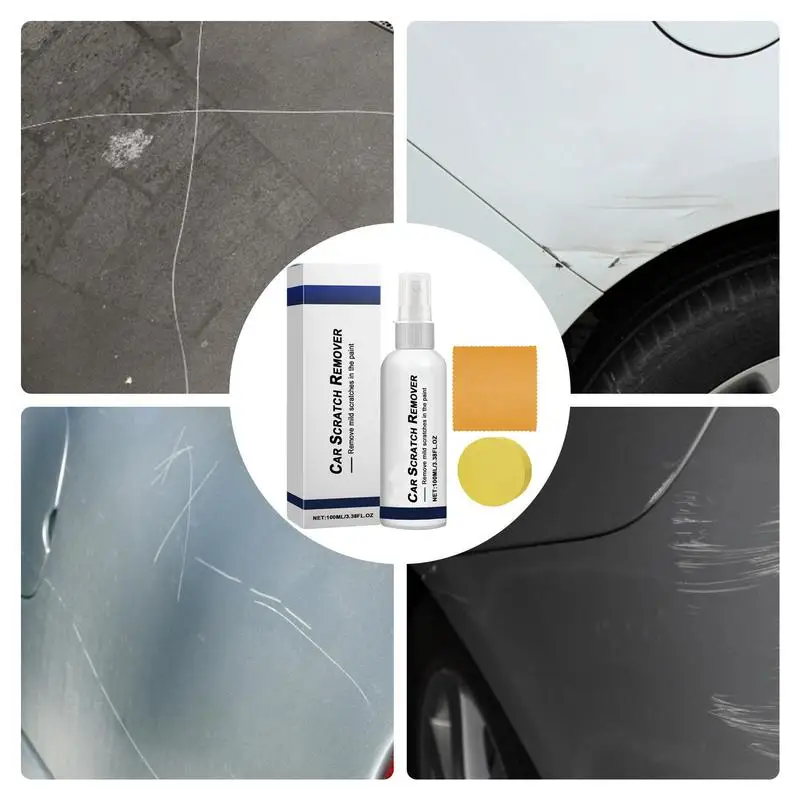 100ml Car Scratch Cleaning Spray Auto Body Polishing Tool Long-Lasting Paint Coating Spray Scratch Remover Paste Car Maintenance