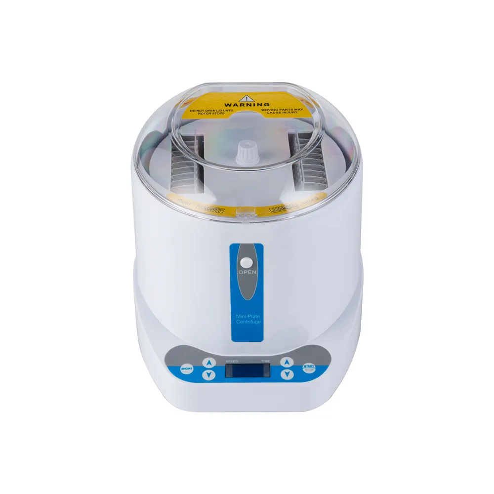 LanyuxuanHAIJU LAB ELISA Kits 96-Well 3000 Rpm Microplate Mini Centrifuge PCR Test Machine المستخدمة في PCR Laboratory Separation Mac