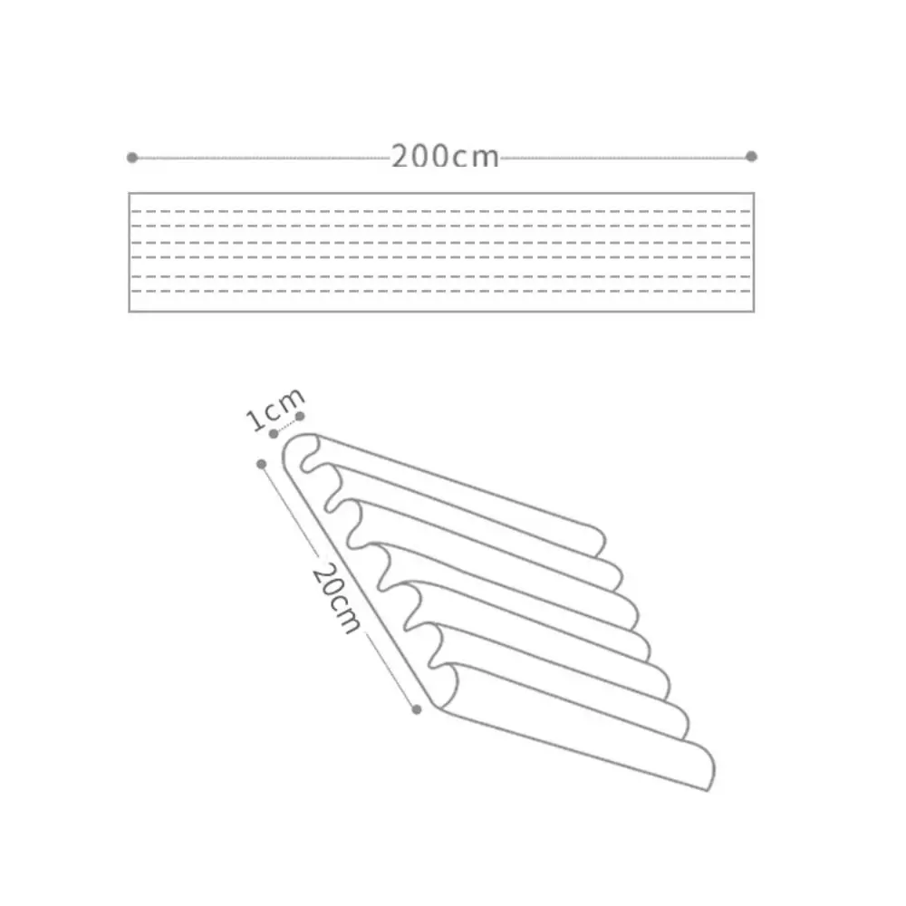Window Sill Desk Edge Guard Strip 2m Self Adhesive Wall Corner Protector Safety NBR Foam Bumper Bedside