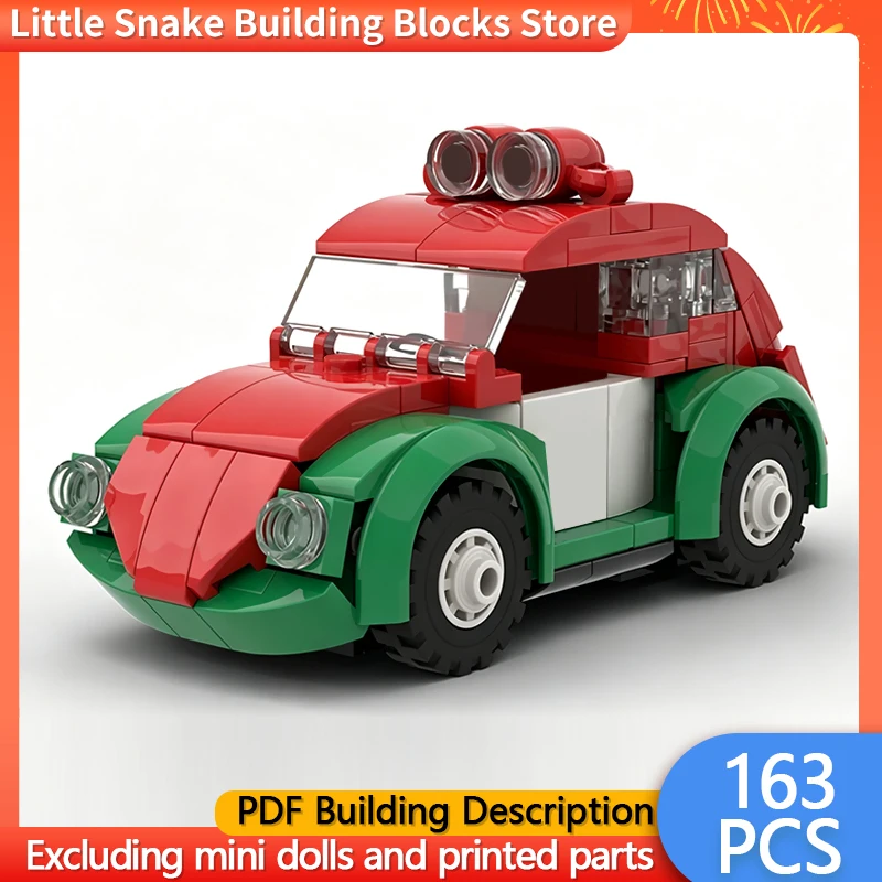 City Car Model MOC Building Bricks Compact Off-Road Vehicle Modular Technology Gifts Holiday Assemble Children Toys Suit