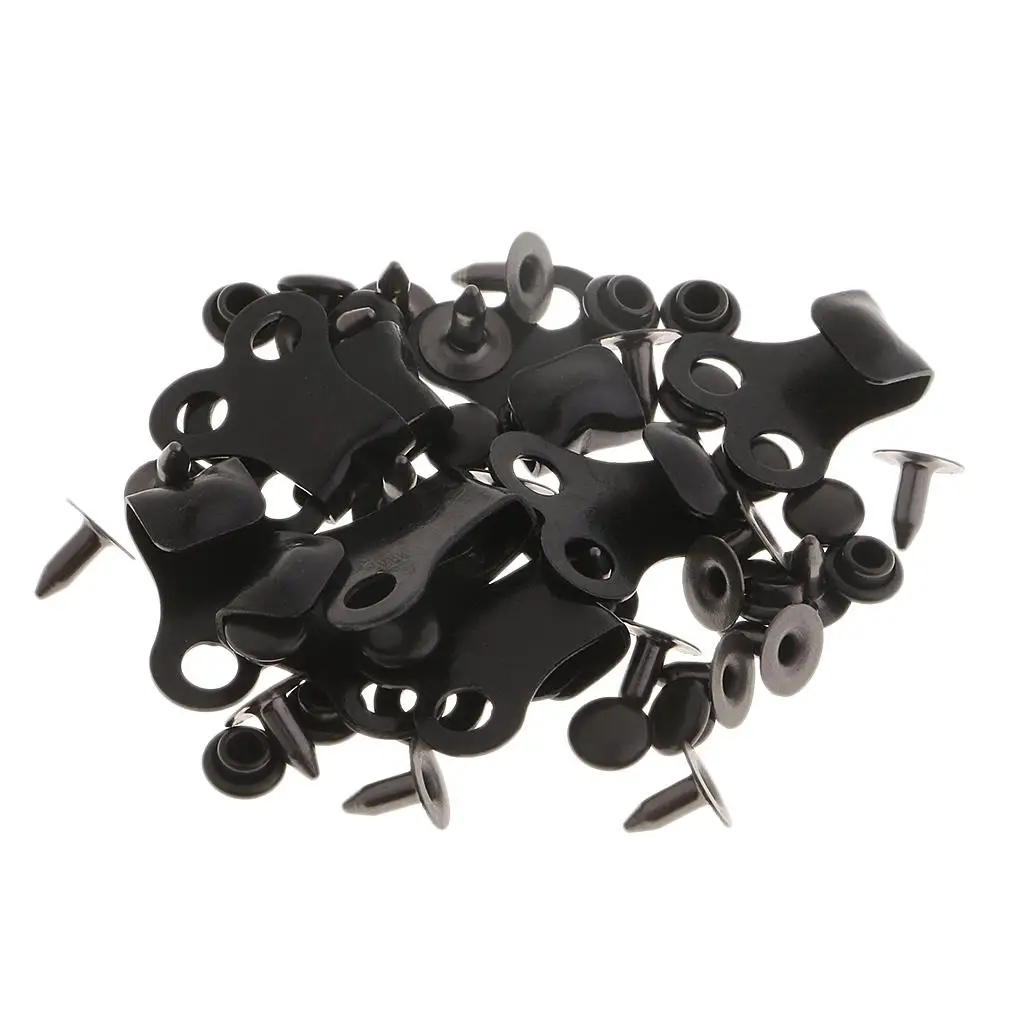 Metal Boot Lace Hooks Replacement Copper Shoelace Buckles Hiking Climbing Repair Buckles Outdoor Accessories for Camping Boots
