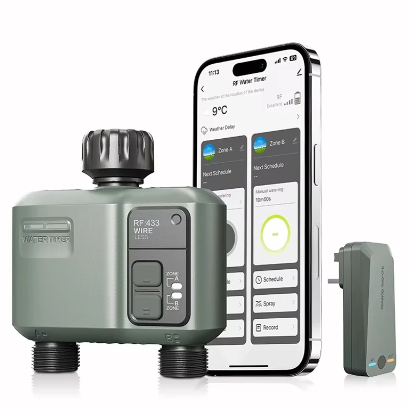 

New Design Leading Smart RF Wireless Garden Watering System Irrigation Water Timer HCT-636-HCG-003