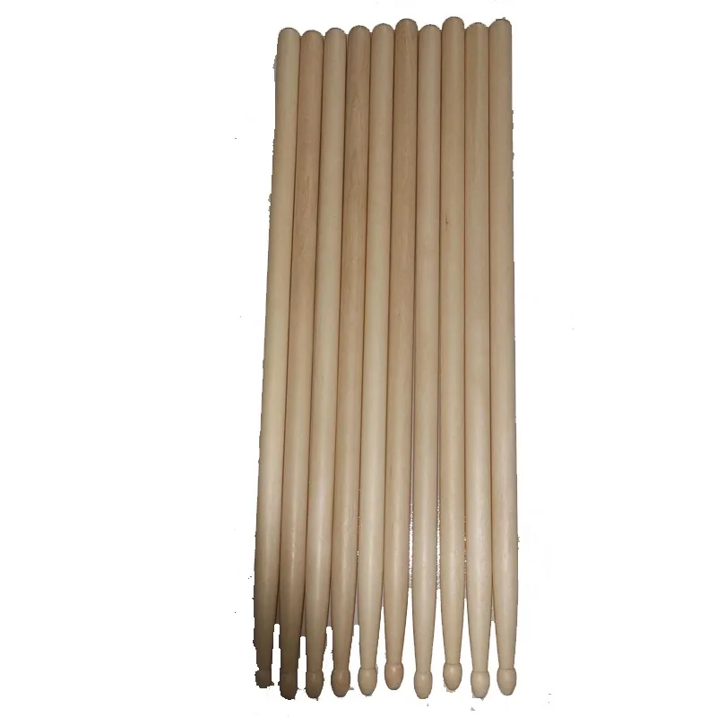 Juego de baquetas de madera de roble para principiantes, palos de tambor profesionales, accesorios para instrumentos de percusión, 5A, 7A, un par