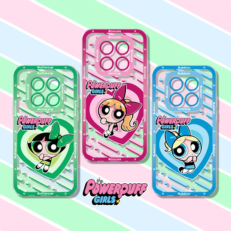 

The P-Powerpuff Girls Cute Case for Xiaomi Redmi 15C 15 14C 14R 13 13C 13X 12 12C 10 10A 10C A5 A4 A3 Pro Turbo 5 Max 4 3 4G 5G
